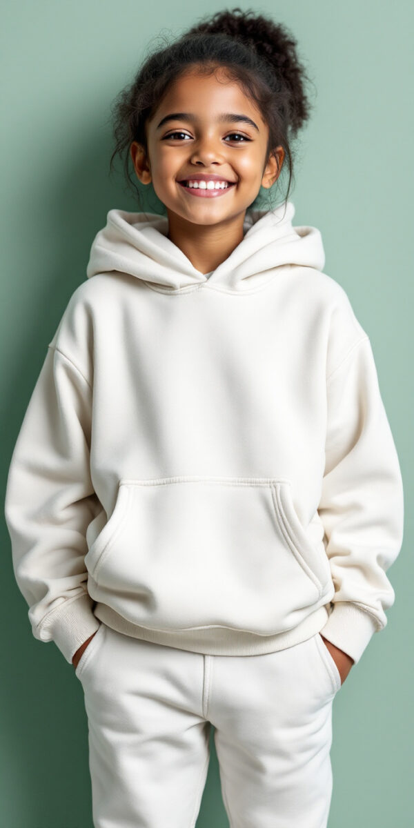 Plain Hoodie Sweatshirt - Image 6
