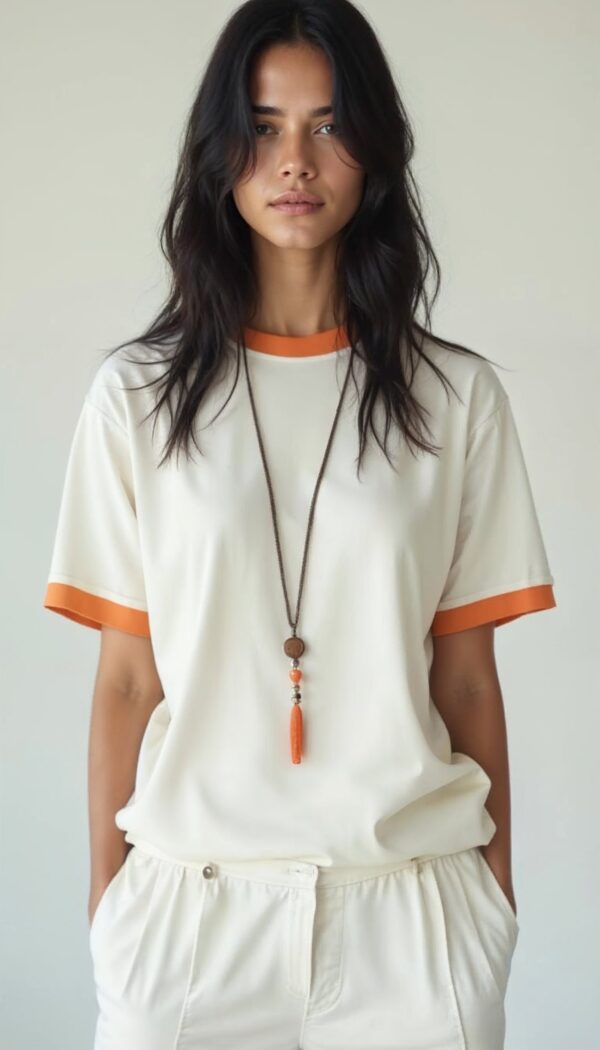 Women's Double Layer T-Shirt - Image 3