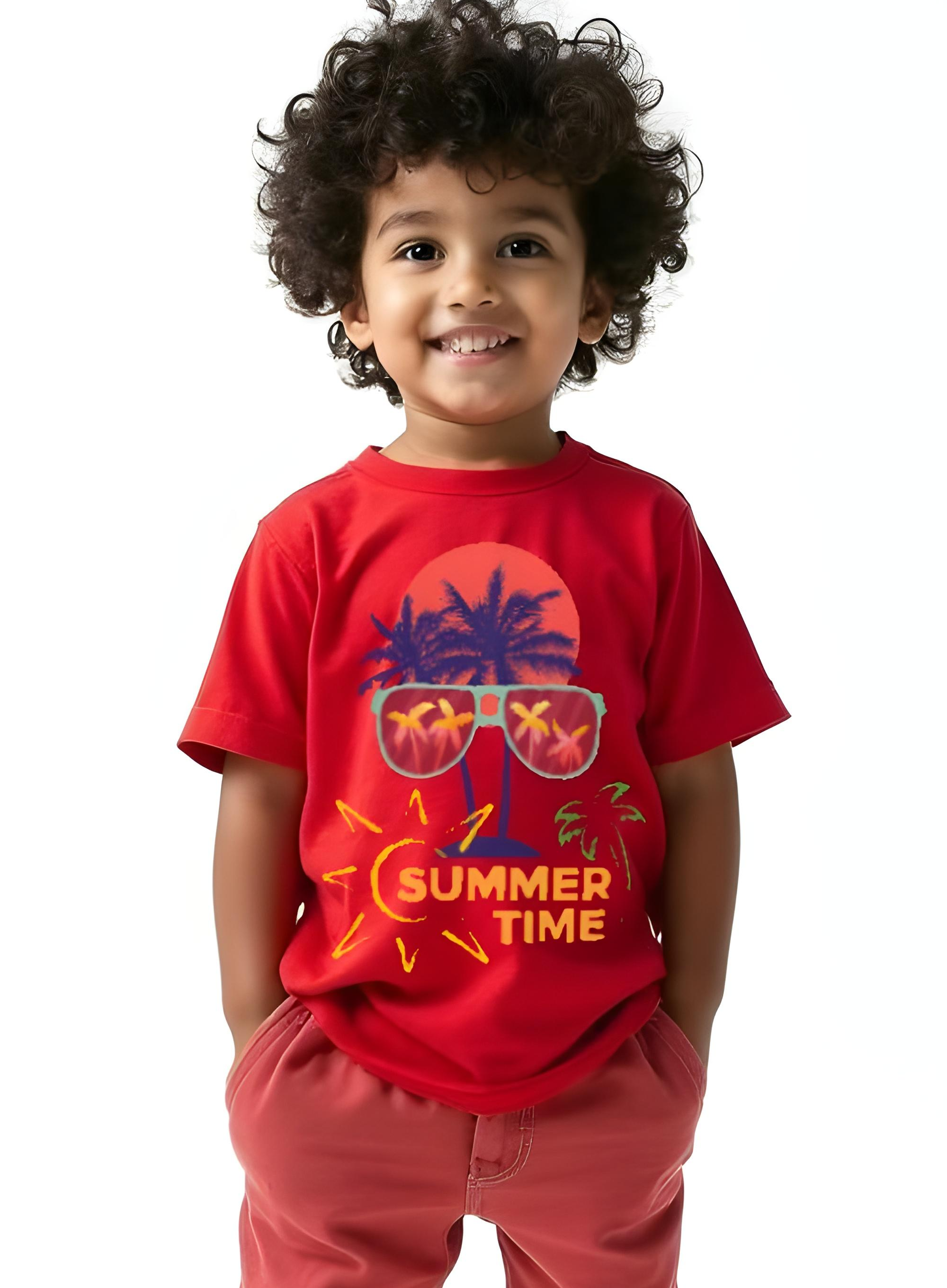 Kids' Summer Printed T-Shirt