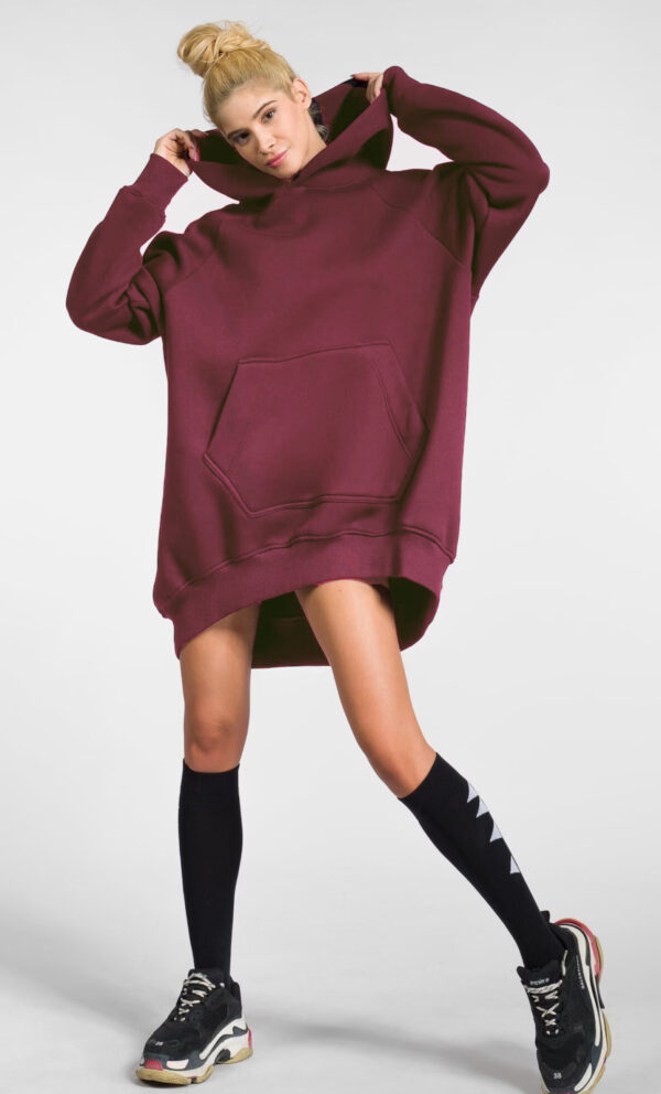 Oversized T-shirt, long hoodie - Image 5